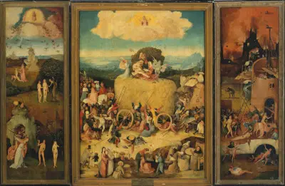 Der Heuwagen Hieronymus Bosch (Deutsch)